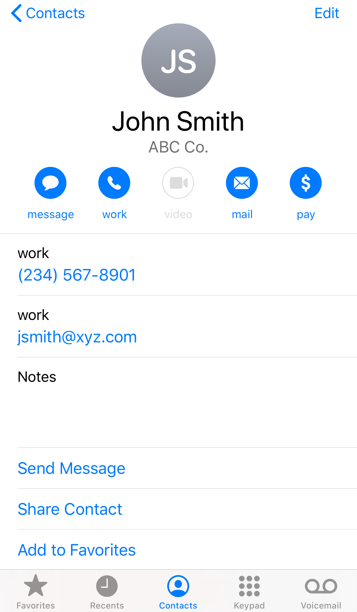 Share Contact